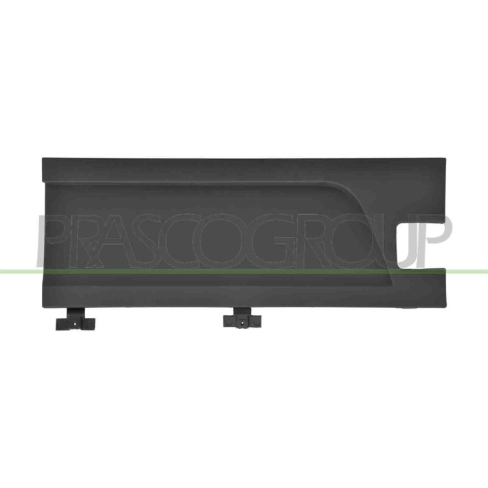 DX_SCRITTA_LOGO.jpg Modanatura Porta Posteriore Destra Con Clips Nera Goffrata Compatibile Per IVECO DAILY Dal 06/2014 Al 10/201
