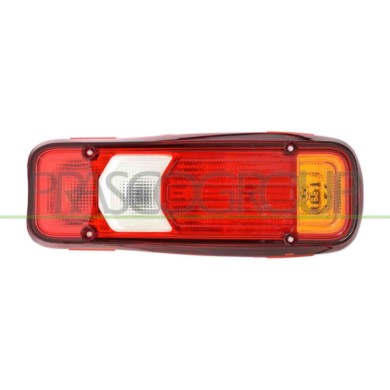 DX_SCRITTA_LOGO.jpg Fanale Posteriore Destro Con Porta Lampada Mod. Cassonato Compatibile Per IVECO DAILY Dal 11/2019 Al 05/2024