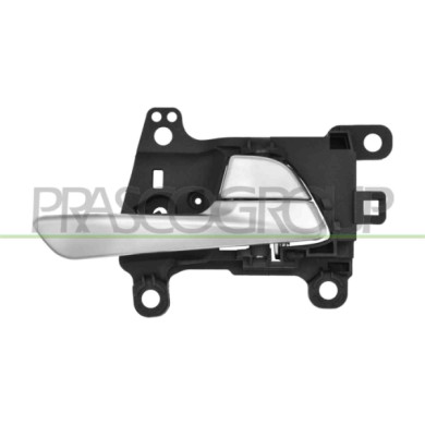DX_SCRITTA_LOGO.jpg Maniglia Anteriore Destra Interna Argento Con Mostrina Nera HYUNDAI TUCSON (TL) Dal 04/2015 Al 08/2018 82620