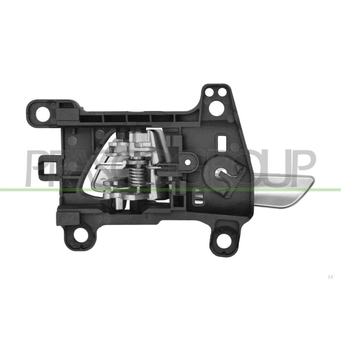 LIBRETTO_RICHIESTA_TARGA.JPG Maniglia Anteriore Destra Interna Argento Con Mostrina Nera HYUNDAI TUCSON (TL) Dal 04/2015 Al 08/2