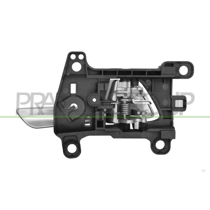 LIBRETTO_RICHIESTA_TARGA.JPG Maniglia Anteriore Sinistra Interna Argento Con Mostrina Nera HYUNDAI TUCSON (TL) Dal 04/2015 Al 08