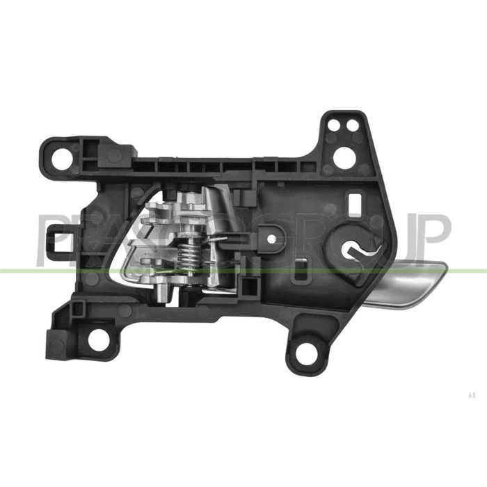 LIBRETTO_RICHIESTA_TARGA.JPG Maniglia Posteriore Destra Interna Con Leva Argento Compatibile Per HYUNDAI TUCSON (TL) Dal 04/2015