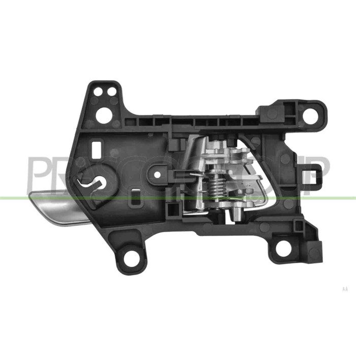 LIBRETTO_RICHIESTA_TARGA.JPG Maniglia Posteriore Sinistra Interna Con Leva Argento Compatibile Per HYUNDAI TUCSON (TL) Dal 04/20