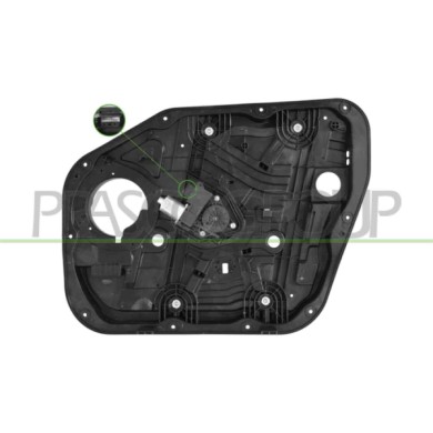DX_SCRITTA_LOGO.jpg Alzacristallo Anteriore Destro Con Pannello Mod. 5 Porte Comfort HYUNDAI TUCSON (TL) Dal 04/2015 Al 08/2018 