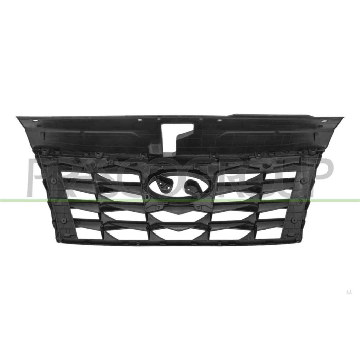 LIBRETTO_RICHIESTA_TARGA.JPG Griglia Radiatore Nera Lucida Compatibile Per HYUNDAI TUCSON (NX4) Dal 02/2021 Al 05/2024 Codice Or