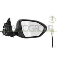 LIBRETTO_RICHIESTA_TARGA.JPG Retrovisore Destro Elettrico Con Primer Con Profilo Nero Convesso 3 Pins HYUNDAI TUCSON (NX4) Dal 0