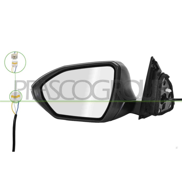 LIBRETTO_RICHIESTA_TARGA.JPG Retrovisore Sinistro Elettrico Con Primer Con Profilo Nero Convesso 3 Pins HYUNDAI TUCSON (NX4) Dal
