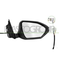 LIBRETTO_RICHIESTA_TARGA.JPG Retrovisore Destro Elettrico Primer Termico Fanale Profilo Nero Convesso 6 Pins HYUNDAI TUCSON (NX4