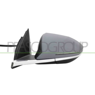 NEUTRO.jpg Retrovisore Sinistro Elettrico Primer Termico Chiudibile Fanale Blis Profilo Cromato Convesso 10 Pins HYUNDAI TUCSON 