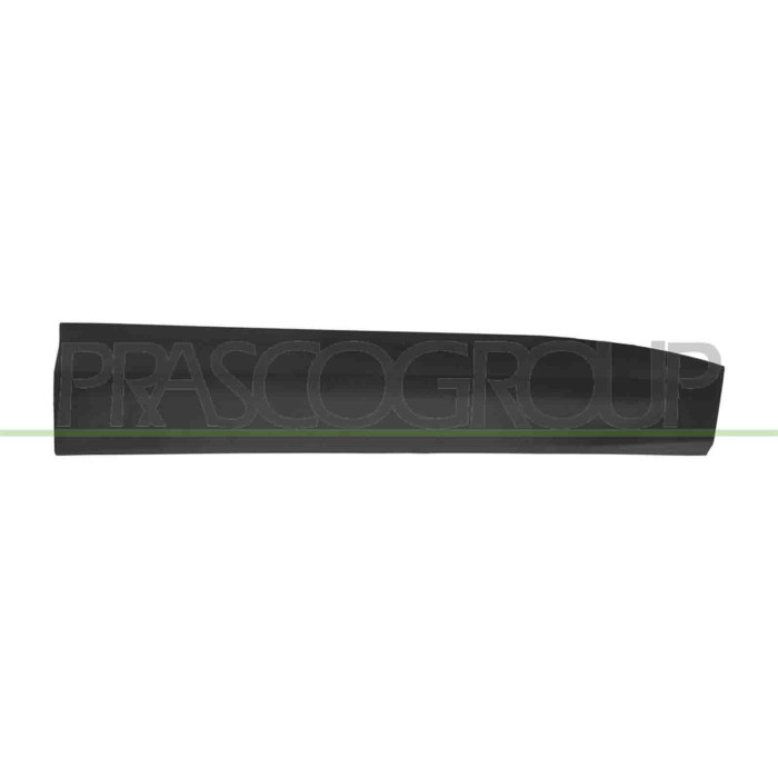 DX_SCRITTA_LOGO.jpg Modanatura Porta Anteriore Destra Nera Goffrata Compatibile Per HYUNDAI SANTA FE (DM) Dal 10/2012 Al 12/2015