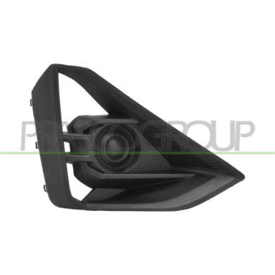 DX_SCRITTA_LOGO.jpg Griglia Destra Paraurti Anteriore Nera Goffrata Con Sede Fendinebbia ISUZU D-MAX DOUBLE CAB Dal 01/2024 in p