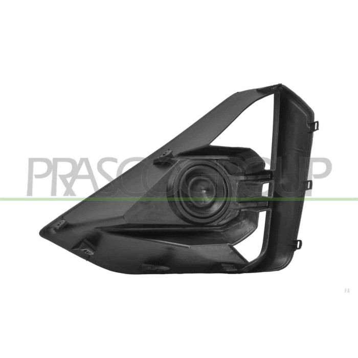 LIBRETTO_RICHIESTA_TARGA.JPG Griglia Destra Paraurti Anteriore Nera Goffrata Con Sede Fendinebbia ISUZU D-MAX DOUBLE CAB Dal 01/