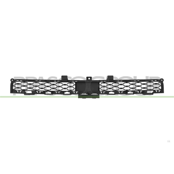 LIBRETTO_RICHIESTA_TARGA.JPG Griglia Paraurti Anteriore Nera Centrale Superiore Compatibile Per JEEP GRAND CHEROKEE L (WL) Dal 1