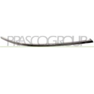 Profilo Cromato Destro Paraurti Anteriore Per Audi A6 Dal 1997 Al 2001