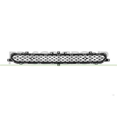 LIBRETTO_RICHIESTA_TARGA.JPG Griglia Paraurti Anteriore Centrale Superiore Nera JEEP COMPASS CROSS/TRAILHAWK (MP) Dal 01/2021 in