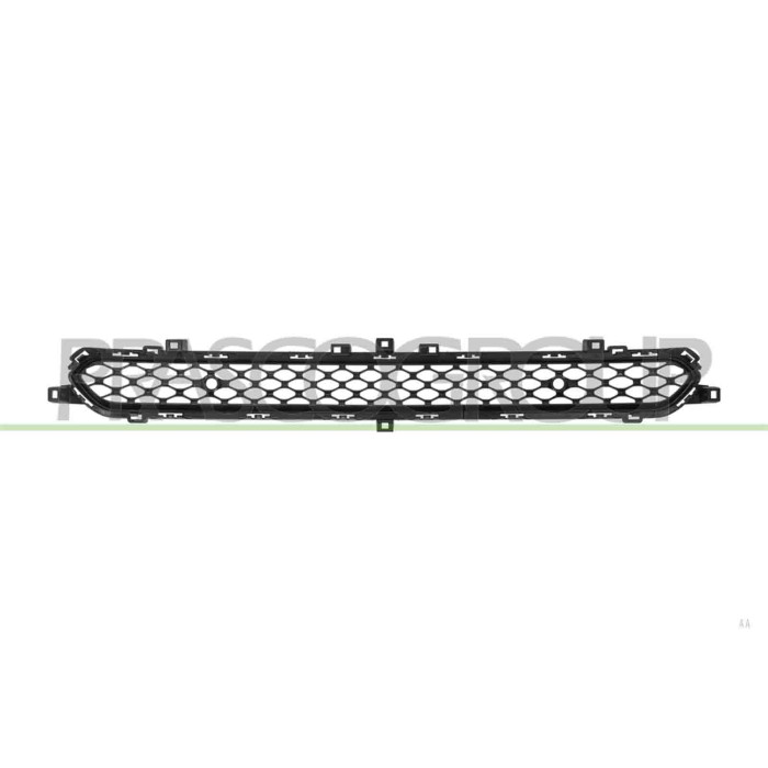 LIBRETTO_RICHIESTA_TARGA.JPG Griglia Paraurti Anteriore Centrale Superiore Nera JEEP COMPASS CROSS/TRAILHAWK (MP) Dal 01/2021 in