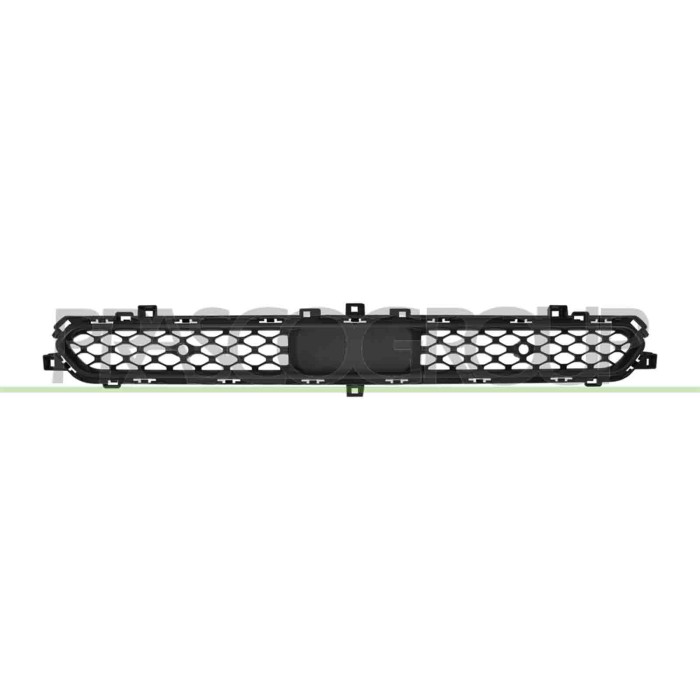 NEUTRO.jpg Griglia Paraurti Anteriore Centrale Superiore Nera Goffrata Fori Pdc+Supporti JEEP COMPASS CROSS/TRAILHAWK Dal 01/202
