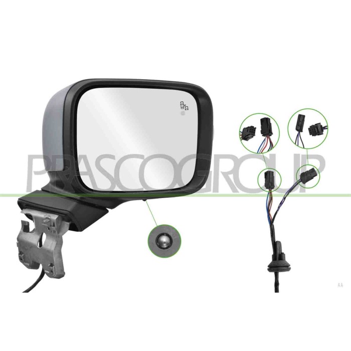 LIBRETTO_RICHIESTA_TARGA.JPG Retrovisore Destro Elettrico Primer Termico Fanale Sondacon Blis Convesso 9 Pins JEEP RENEGADE Dal 