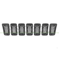 LIBRETTO_RICHIESTA_TARGA.JPG Kit Griglie Radiatore Grigio Scuro Antracite (7 Pezzi) Mod. Night Eagle JEEP CHEROKEE (KL) Dal 05/2