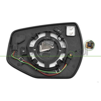 LIBRETTO_RICHIESTA_TARGA.JPG Piastra Specchio Destra Termica Con Blis Convessa Compatibile Per KIA SPORTAGE (NQ5) Dal 09/2021 Al