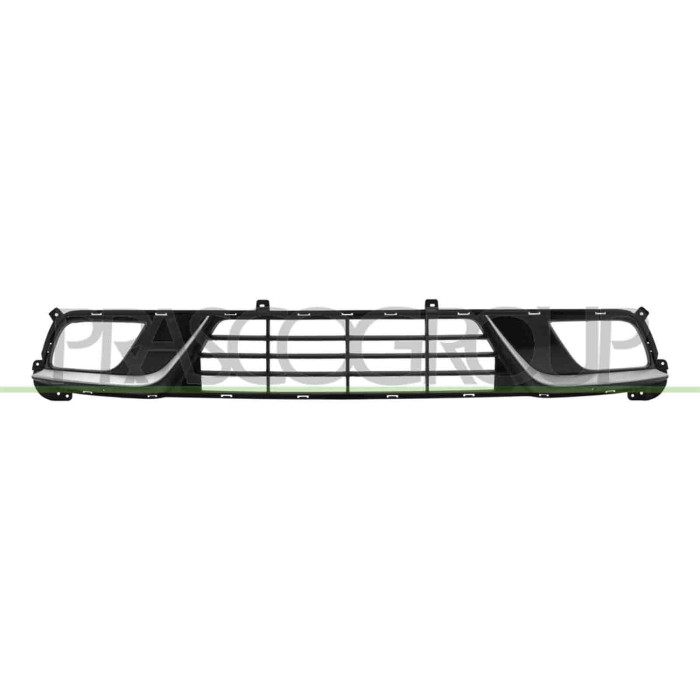 NEUTRO.jpg Griglia Paraurti Anteriore Centrale Inferiore Nera Compatibile Per KIA NIRO Dal 01/2016 Al 09/2019 Codice Originale 8