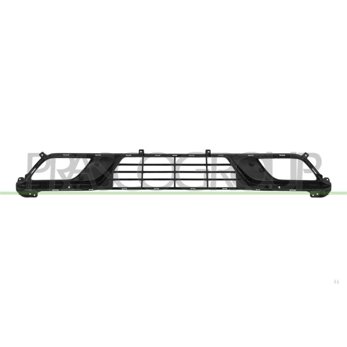 LIBRETTO_RICHIESTA_TARGA.JPG Griglia Paraurti Anteriore Centrale Inferiore Nera Compatibile Per KIA NIRO Dal 01/2016 Al 09/2019 