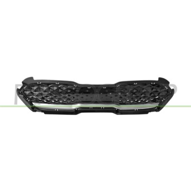 NEUTRO.jpg Griglia Radiatore Nera Lucida Con Modanatura Cromata Compatibile Per KIA NIRO Dal 10/2019 in poi Codice Originale 863
