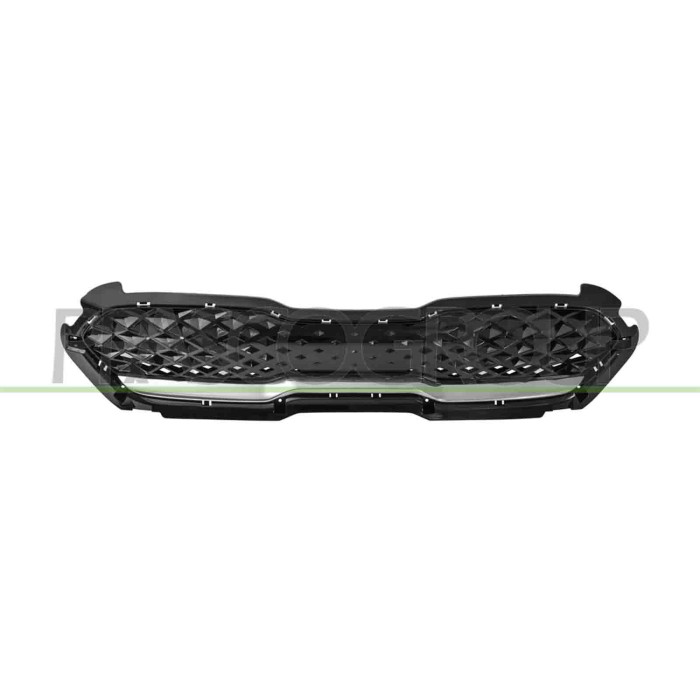 NEUTRO.jpg Griglia Radiatore Nera Lucida Con Modanatura Cromata Compatibile Per KIA NIRO Dal 10/2019 in poi Codice Originale 863
