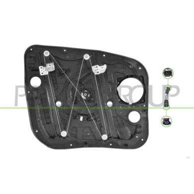 LIBRETTO_RICHIESTA_TARGA.JPG Alzacristallo Anteriore Destro Con Pannello Mod. 5 Porte Compatibile Per KIA SORENTO (UM) Dal 11/20