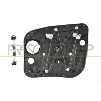 LIBRETTO_RICHIESTA_TARGA.JPG Alzacristallo Anteriore Sinistro Con Pannello Mod. 5 Porte Compatibile Per KIA SORENTO (UM) Dal 11/