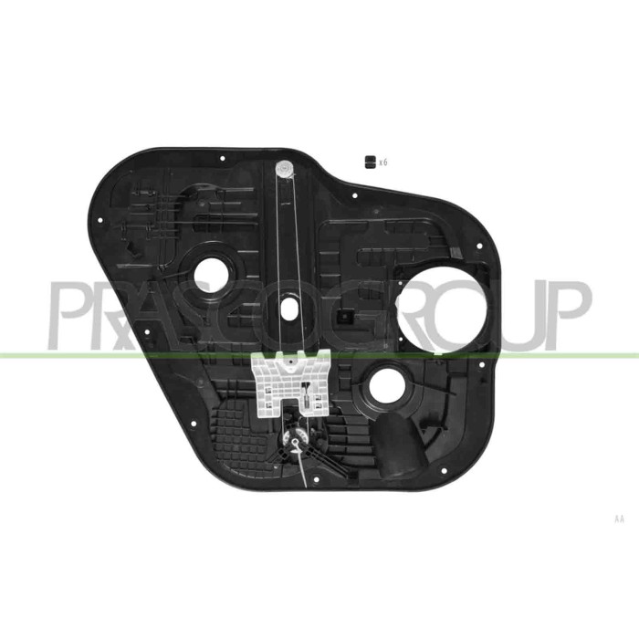 LIBRETTO_RICHIESTA_TARGA.JPG Meccanismo Alzacristallo Posteriore Destro Con Pannello Mod. 5 Porte KIA SORENTO (UM) Dal 11/2014 A