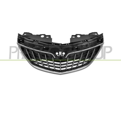 LIBRETTO_RICHIESTA_TARGA.JPG Griglia Radiatore Nera Con Modanatura Cromata Mod. 21   Compatibile Per LANCIA YPSILON Dal 09/2015 