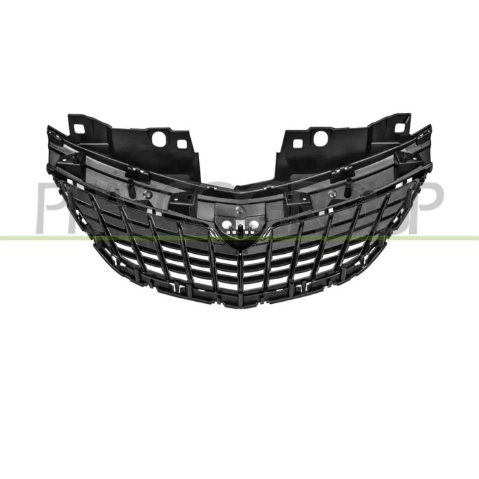 LIBRETTO_RICHIESTA_TARGA.JPG Griglia Radiatore Nera Mod. 21   Compatibile Per LANCIA YPSILON Dal 09/2015 Al 01/2024 Codice Origi