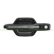 Maniglia Anteriore Sinistra Esterna Leva Cromata Mostrina Nera Foro Nottolino MITSUBISHI PAJERO Dal 01/2001 Al 12/2002