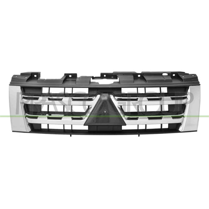 NEUTRO.jpg Griglia Radiatore Completa Cromata Compatibile Per MITSUBISHI PAJERO Dal 01/2012 Al 12/2014 Codice Originale 7450A733