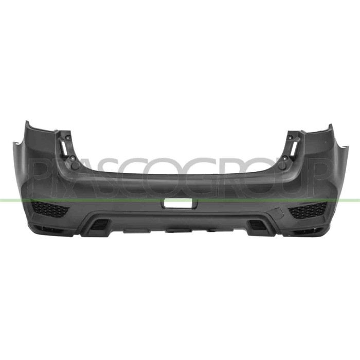 LIBRETTO_RICHIESTA_TARGA.JPG Paraurti Posteriore Nero Liscio Da Primerizzare Compatibile Per MITSUBISHI ASX Dal 11/2019 Al 02/20