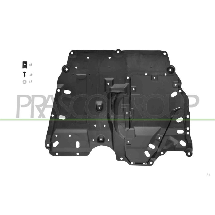 LIBRETTO_RICHIESTA_TARGA.JPG Coprimotore Inferiore Compatibile Per MITSUBISHI ASX Dal 11/2019 Al 02/2023 Codice Originale 5379A9