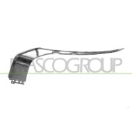 LIBRETTO_RICHIESTA_TARGA.JPG Modanatura Destra Paraurti Anteriore Superiore Cromata Compatibile Per MITSUBISHI OUTLANDER (GN) Da