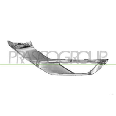 LIBRETTO_RICHIESTA_TARGA.JPG Modanatura Destra Paraurti Anteriore Inferiore Cromata Compatibile Per MITSUBISHI OUTLANDER (GN) Da