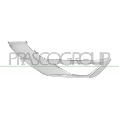 SX_SCRITTA_LOGO.jpg Modanatura Sinistra Paraurti Anteriore Inferiore Cromata Compatibile Per MITSUBISHI OUTLANDER (GN) Dal 09/20