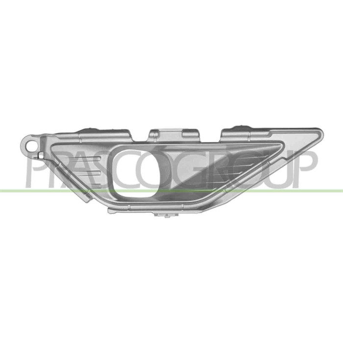 DX_SCRITTA_LOGO.jpg Griglia Destra Paraurti Anteriore Argento Con Sede Fendi Aperta MITSUBISHI OUTLANDER (GN) Dal 09/2022 in poi