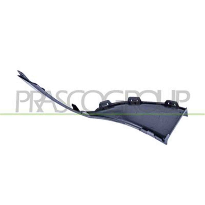 SX_SCRITTA_LOGO.jpg Modanatura Sinistra Griglia Paraurti Anteriore Inferiore Nera Goffrata MERCEDES CLA CLASS AMG/AMG LINE Dal 0