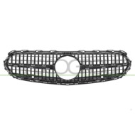 LIBRETTO_RICHIESTA_TARGA.JPG Griglia Radiatore Nera Con Fori Pdc+Supporti Compatibile Per MERCEDES C CLASS (W206/S206) Dal 09/20
