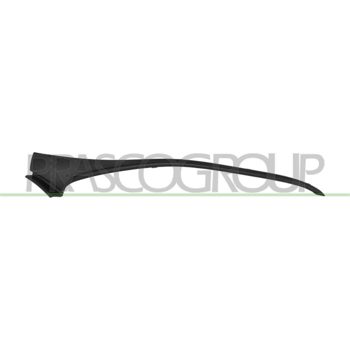 SX_SCRITTA_LOGO.jpg Modanatura Sinistra Griglia Paraurti Anteriore Inferiore Nera Goffrata MERCEDES C CLASS AMG/AMG LINE Dal 09/