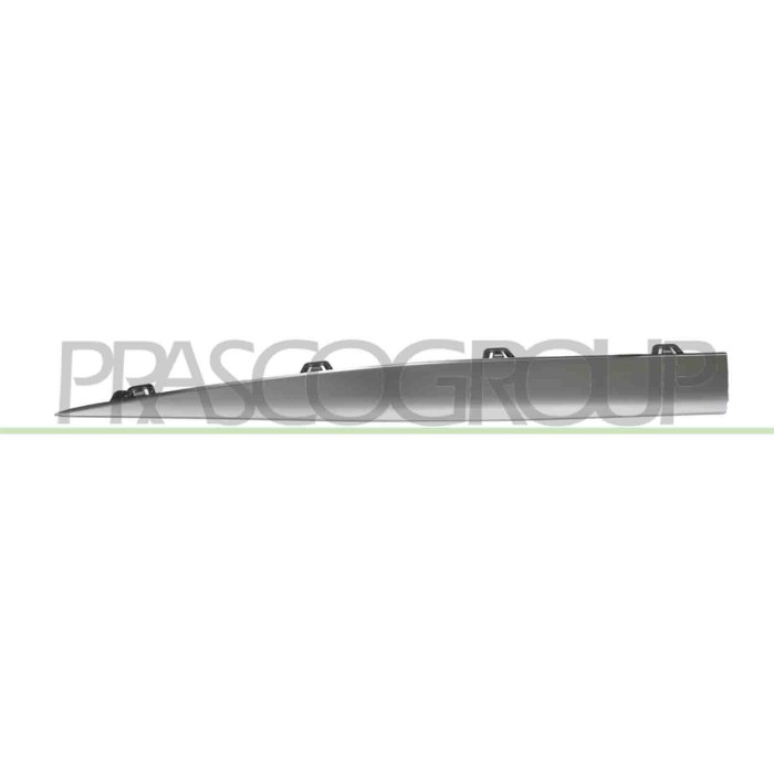 DX_SCRITTA_LOGO.jpg Modanatura Destra Longherone Sottoporta Parte Posteriore Grigia Argento MERCEDES C CLASS AMG/AMG LINE Dal 09