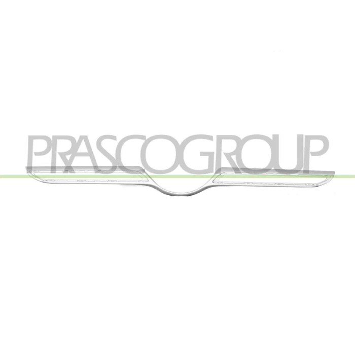 NEUTRO.jpg Modanatura Griglia Radiatore Inferiore Argento Con Foro Telecamera MERCEDES GLE CLASS (W167) Dal 02/2019 Al 06/2023 A