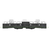 Staffa Paraurti Anteriore Centrale Superiore Plastica Compatibile Per MG 4 Dal 06/2022 in poi Codice Originale 10977547