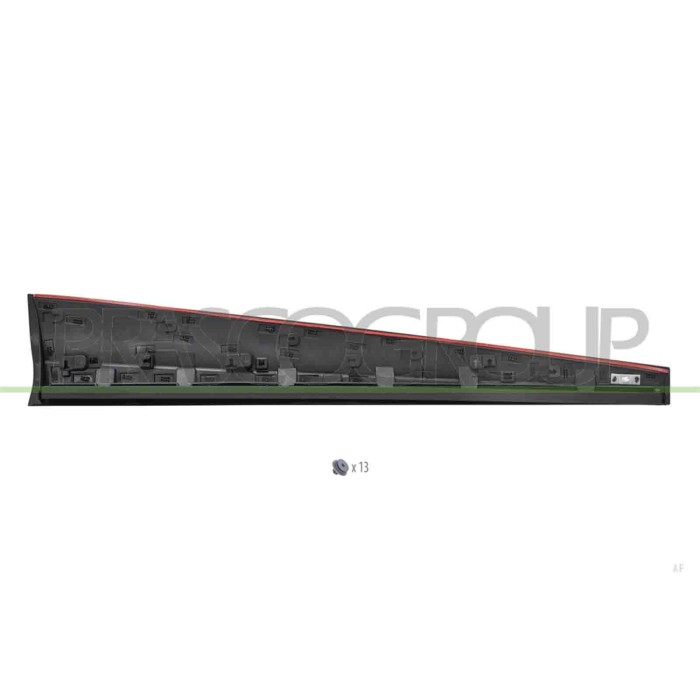 LIBRETTO_RICHIESTA_TARGA.JPG Modanatura Porta Anteriore Sinistra Nera Goffrata Compatibile Per MG 4 Dal 06/2022 in poi Codice Or