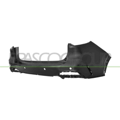 NEUTRO.jpg Paraurti Posteriore Nero Liscio Da Primerizzare Con Fori Pdc+Supporti Compatibile Per MG HS Dal 08/2022 Al 06/2024 10