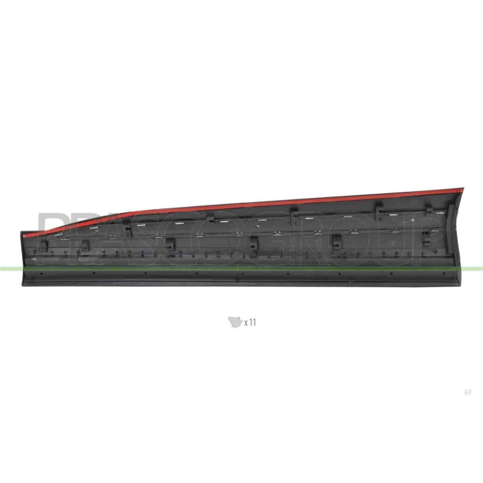 LIBRETTO_RICHIESTA_TARGA.JPG Modanatura Porta Anteriore Destra Nera Con Profilo Cromato Compatibile Per MG HS Dal 08/2022 Al 06/